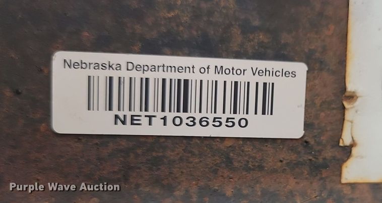 image for item LQ9092 2016 Shop built  tilt deck equipment trailer