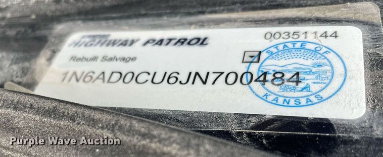 image for item LS9467 2018 Nissan Frontier SV  King Cab pickup truck