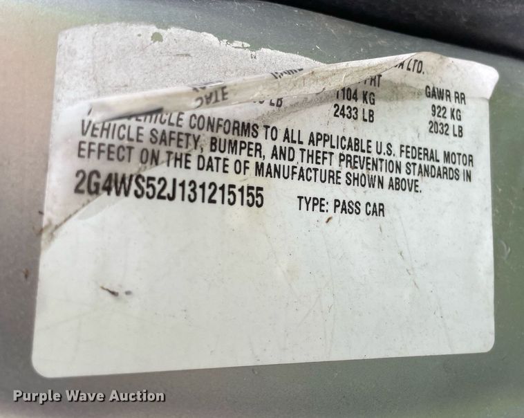 image for item LS9469 2003 Buick Century