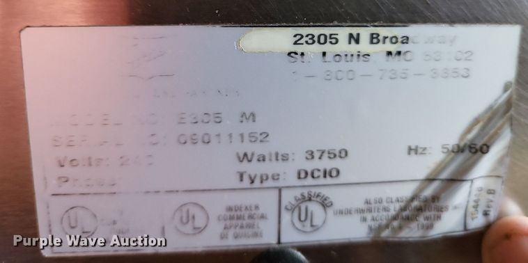 image for item LS9591 Aerohot E305M  five well steam table