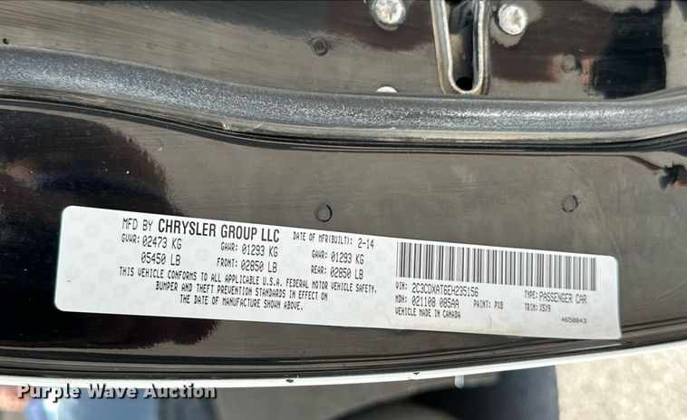 image for item MB9709 2014 Dodge Charger Police