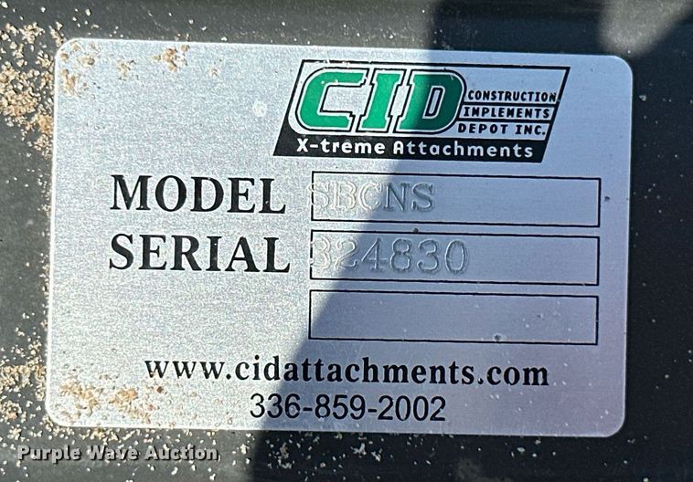 image for item MB9733 CID SBCNS  skid steer boom mower