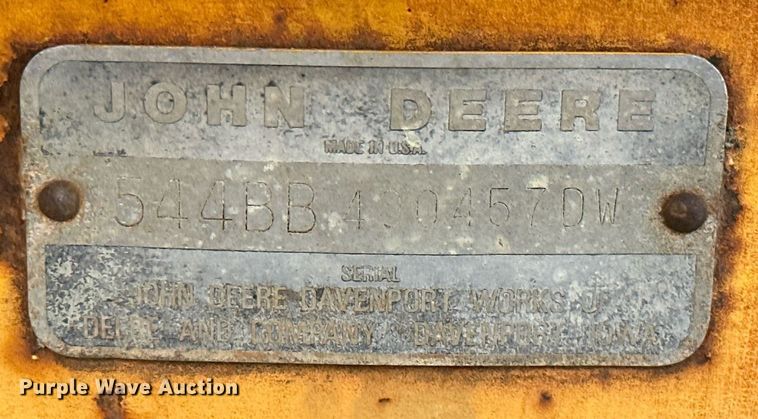 image for item MB9775 1981 John Deere 544B  loader