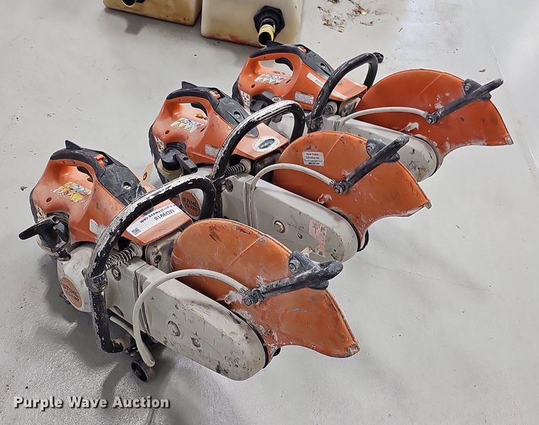 image for item MD9918 (3) Stihl TS420 concrete saws