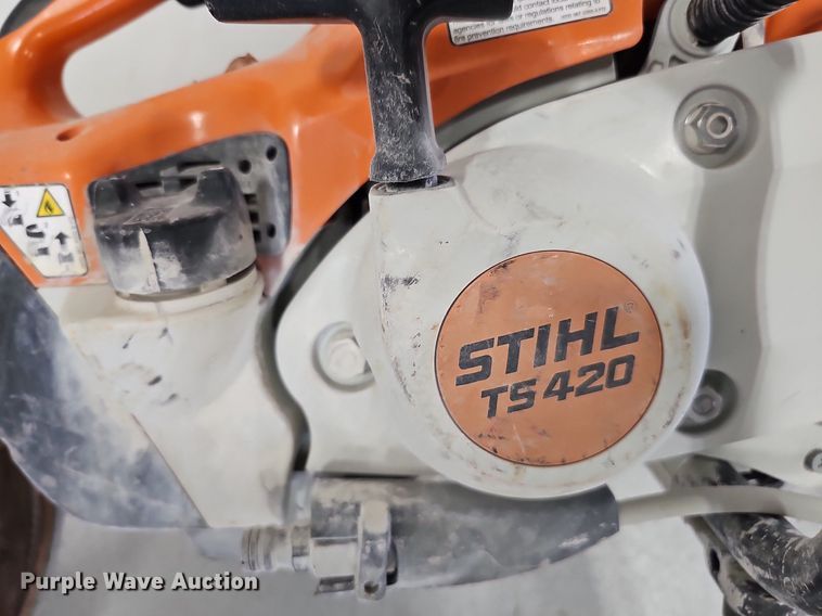 image for item MD9918 (3) Stihl TS420 concrete saws