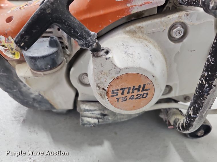 image for item MD9918 (3) Stihl TS420 concrete saws
