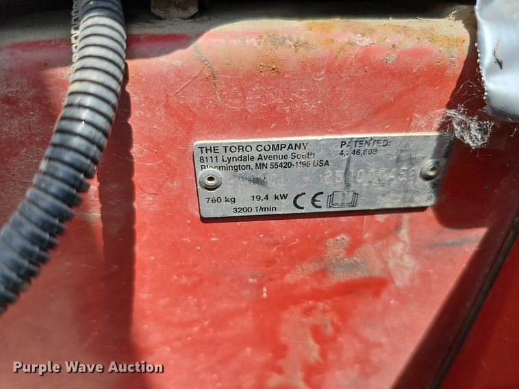 image for item MD9922 2005 Toro Ground Master 328D  lawn mower