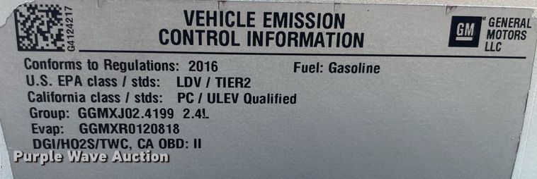 image for item ME9857 2012 Buick Verano