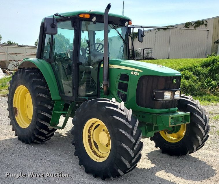 image for item MG9590 2008 John Deere 6330  MFWD tractor