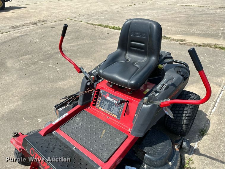 image for item MG9826 Troy-Bilt Mustang RZT  ZTR lawn mower