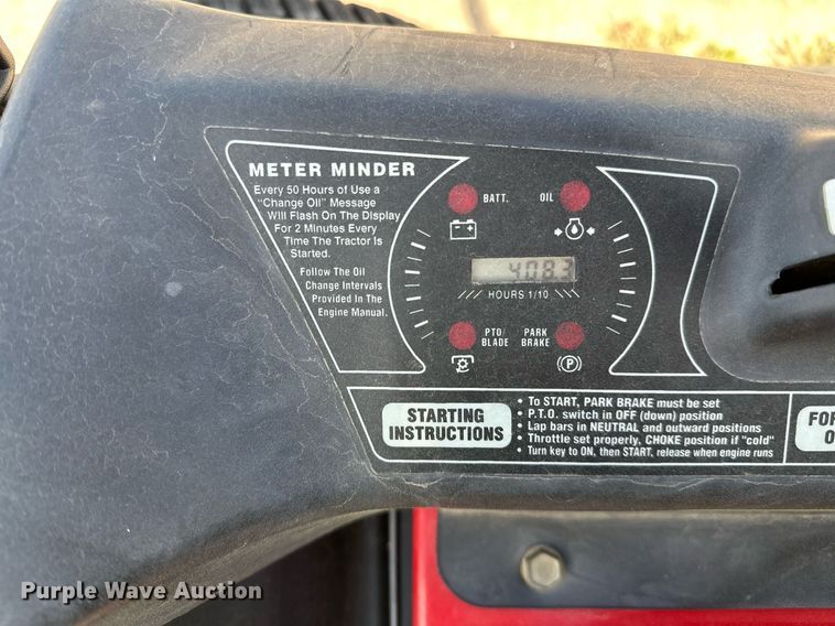 image for item MG9826 Troy-Bilt Mustang RZT  ZTR lawn mower