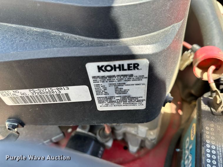 image for item MG9826 Troy-Bilt Mustang RZT  ZTR lawn mower