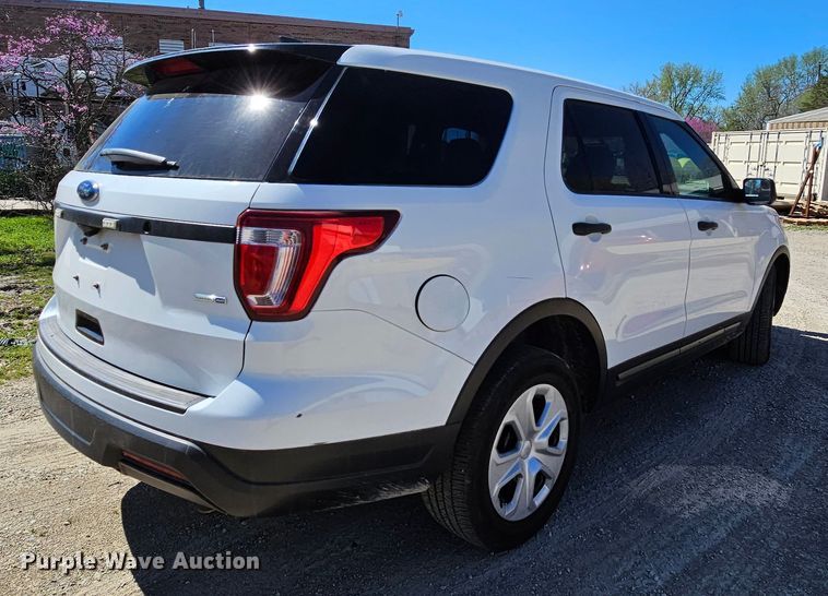 image for item MI9471 2018 Ford Explorer Police Interceptor  SUV