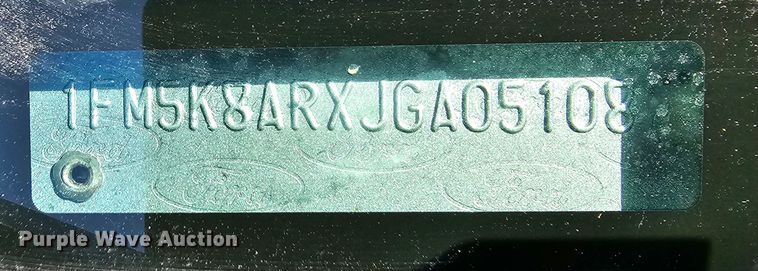 image for item MI9471 2018 Ford Explorer Police Interceptor  SUV