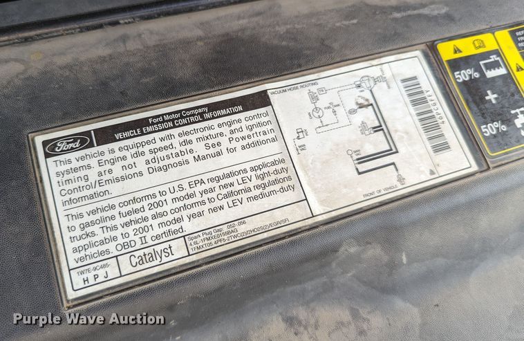 image for item MY9837 2001 Ford F150  pickup truck