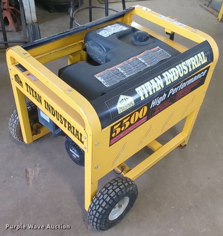 image for item MY9844 Titan Industrial 5500  generator