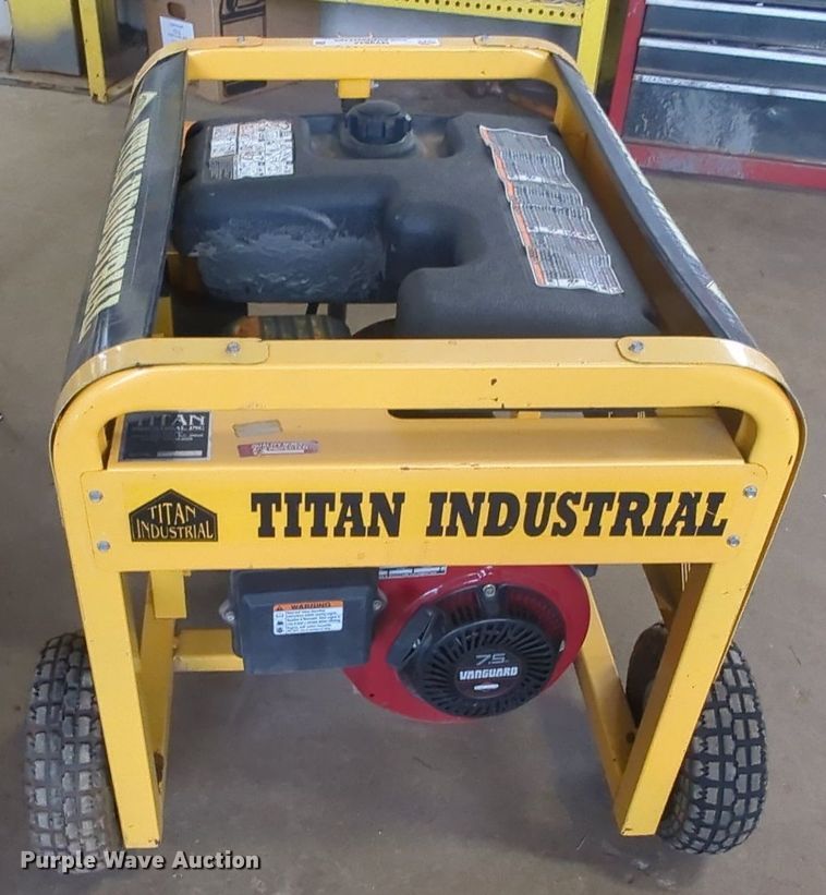 image for item MY9844 Titan Industrial 5500  generator
