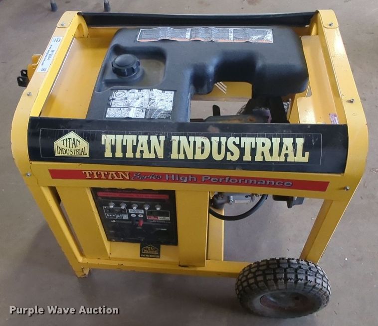 image for item MY9844 Titan Industrial 5500  generator