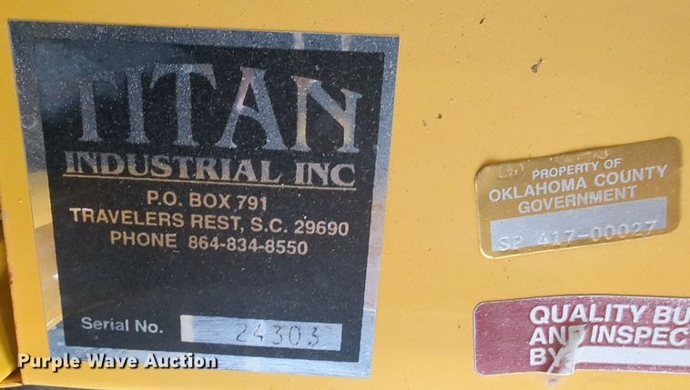 image for item MY9844 Titan Industrial 5500  generator