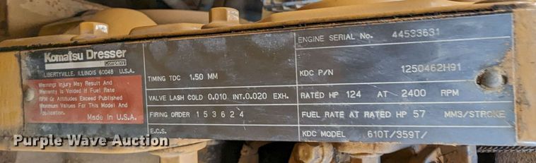 image for item MY9853 1991 Dresser 515CH  wheel loader