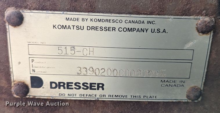 image for item MY9853 1991 Dresser 515CH  wheel loader
