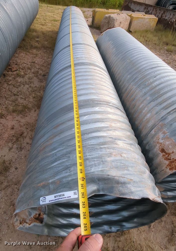 image for item MY9856 (4) steel culverts