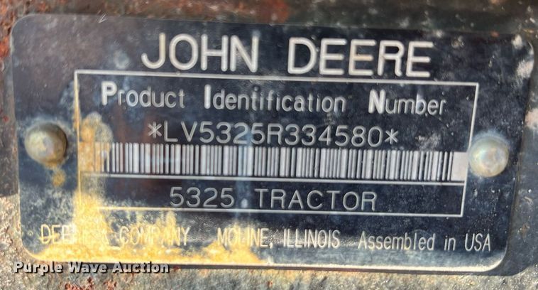 image for item NA9030 2006 John  Deere 5325  tractor