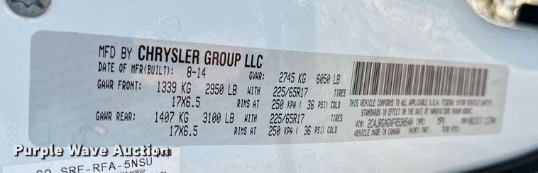 image for item NA9032 2015 Dodge Ram Cargo Van  van