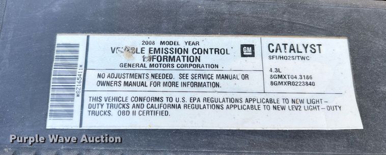 image for item NA9035 2008  Chevrolet Silverado1500  pickup truck