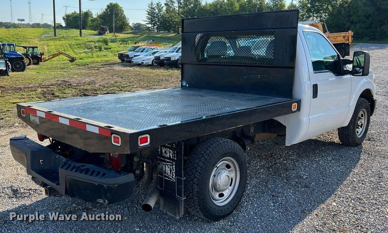 image for item NA9039 2015  Ford F250 Super Duty XL  flatbed pickup truck