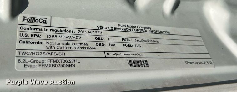 image for item NA9039 2015  Ford F250 Super Duty XL  flatbed pickup truck