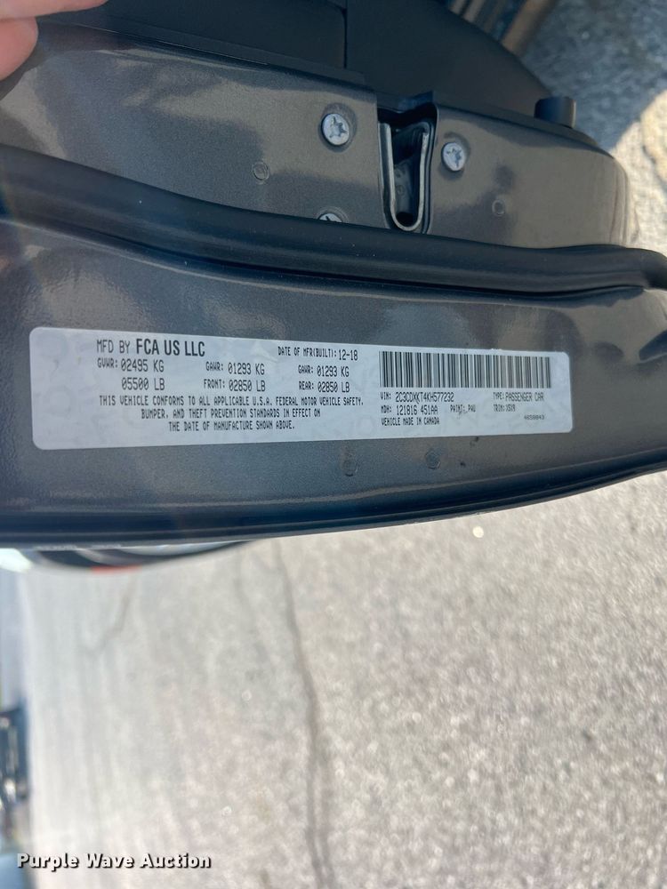 image for item NA9053 2019 Dodge Charger Police