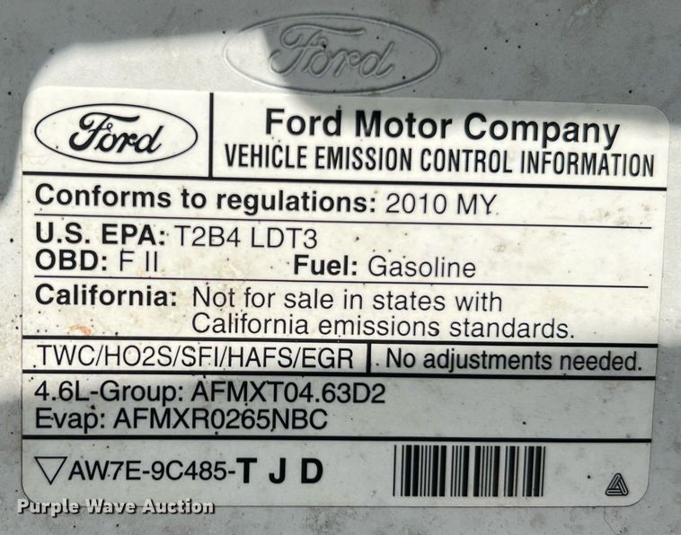 image for item NA9066 2010 Ford F150 XL  pickup truck