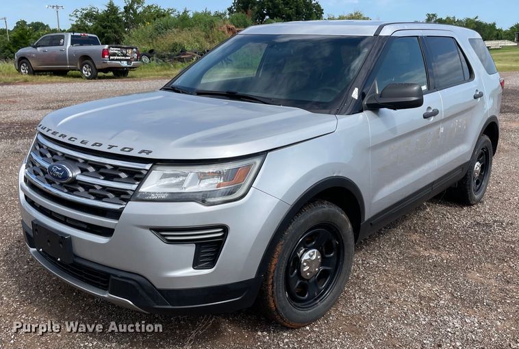 image for item NB9121 2018 Ford Explorer Police Interceptor  SUV