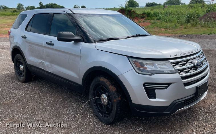 image for item NB9121 2018 Ford Explorer Police Interceptor  SUV