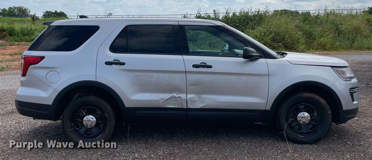 image for item NB9121 2018 Ford Explorer Police Interceptor  SUV