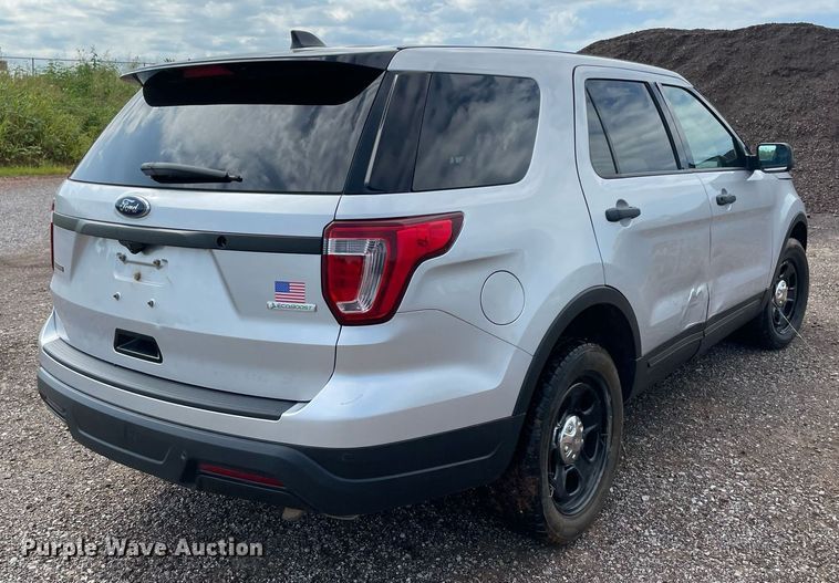 image for item NB9121 2018 Ford Explorer Police Interceptor  SUV