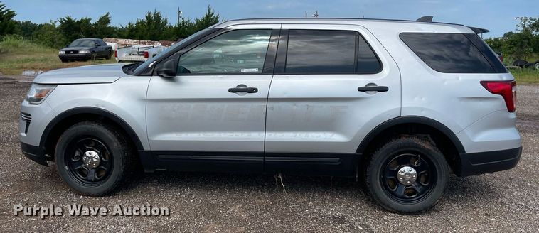 image for item NB9121 2018 Ford Explorer Police Interceptor  SUV