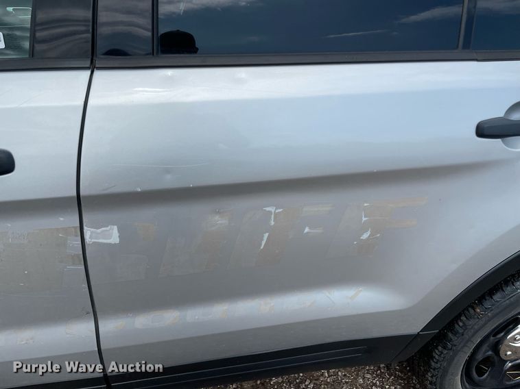 image for item NB9121 2018 Ford Explorer Police Interceptor  SUV