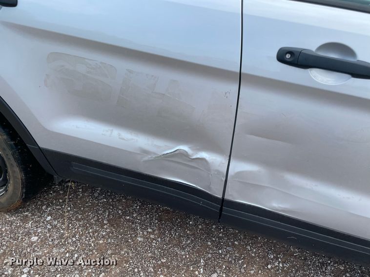 image for item NB9121 2018 Ford Explorer Police Interceptor  SUV