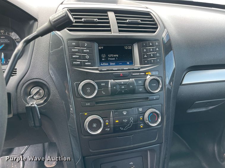 image for item NB9121 2018 Ford Explorer Police Interceptor  SUV