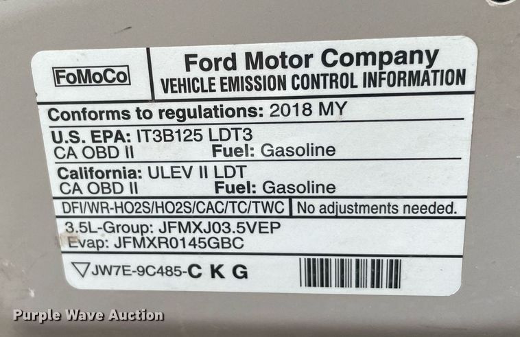 image for item NB9121 2018 Ford Explorer Police Interceptor  SUV