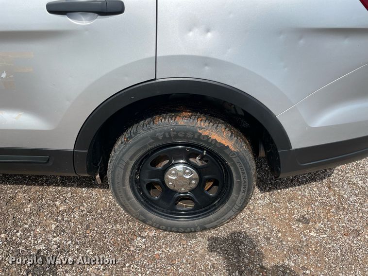 image for item NB9121 2018 Ford Explorer Police Interceptor  SUV