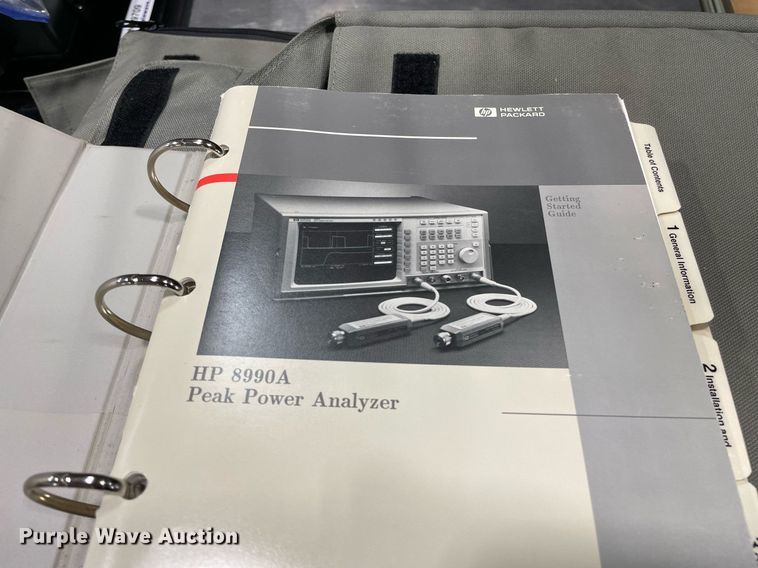 image for item NH9708 Hewlett Packard 3990A  peak power analyzer