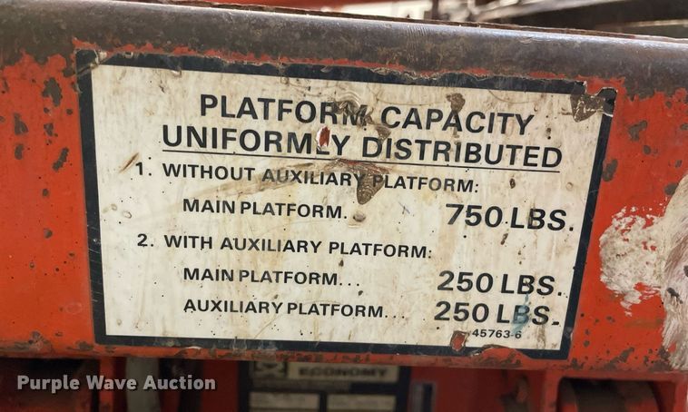 image for item NH9722 Economy SP-1630  scissor lift