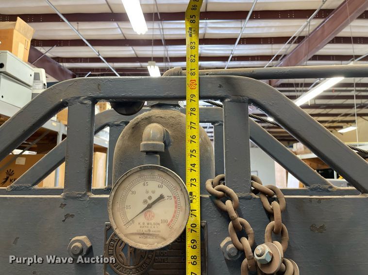 image for item NH9726 1943 KR Wilson 37F  hydraulic press