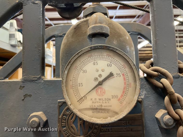 image for item NH9726 1943 KR Wilson 37F  hydraulic press