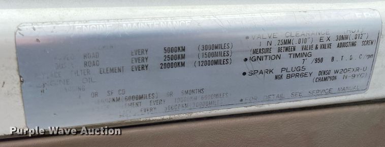 image for item NH9731 1994 Daihatsu S80LP-JTRK  mini truck