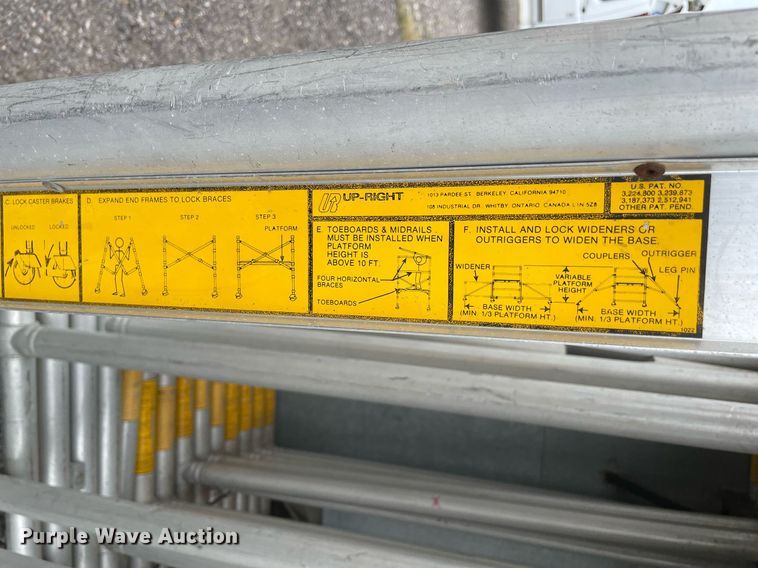 image for item NH9737 Up-Right scaffolding