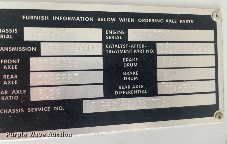 image for item NH9741 2008 Blue Bird  school bus